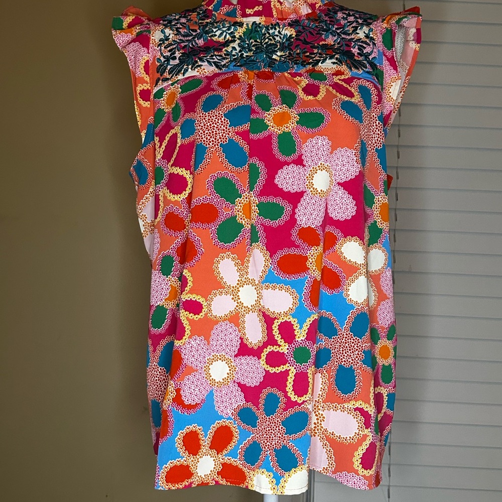 Floral Multicolor Women's Top